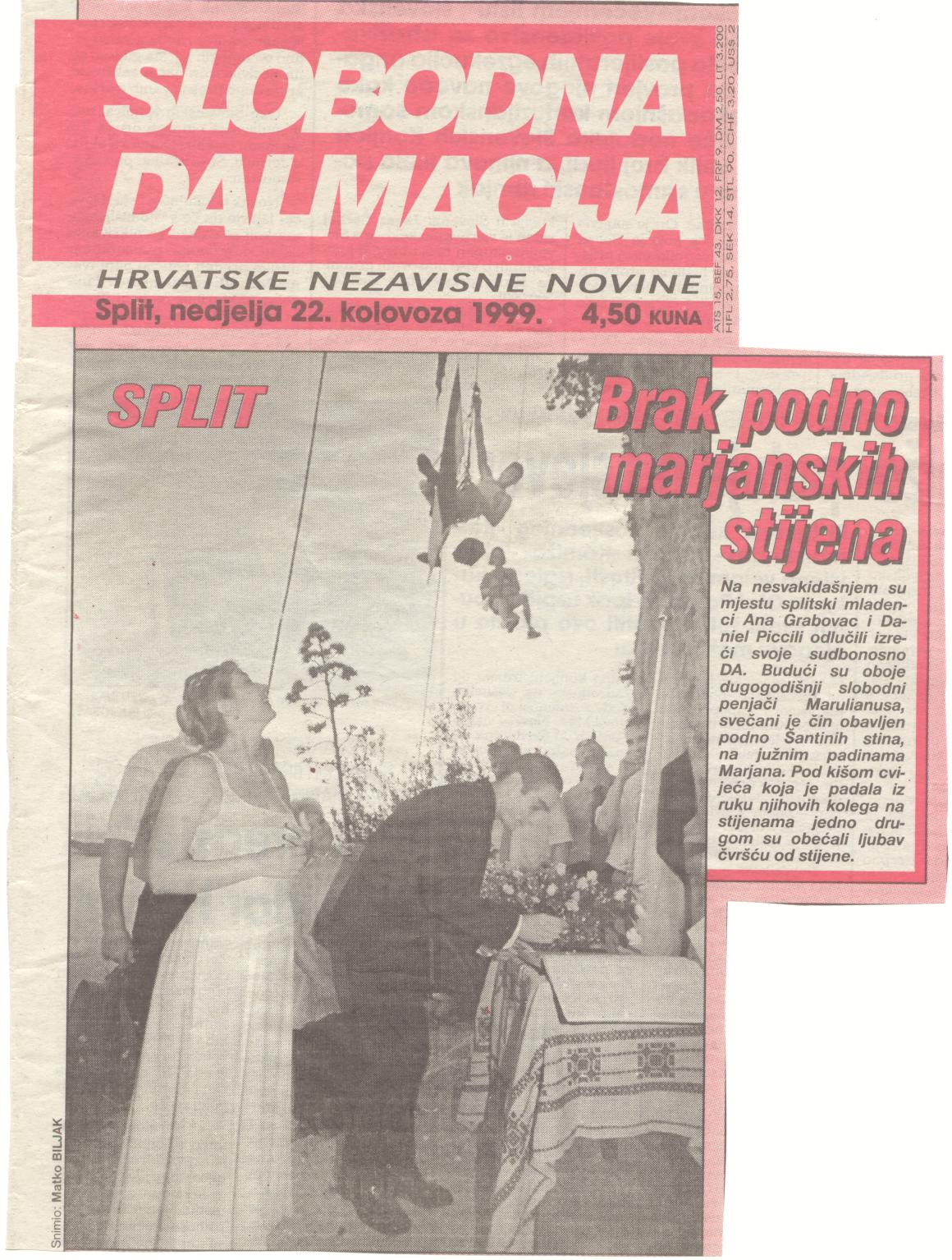 Brak podno marjanskih stina