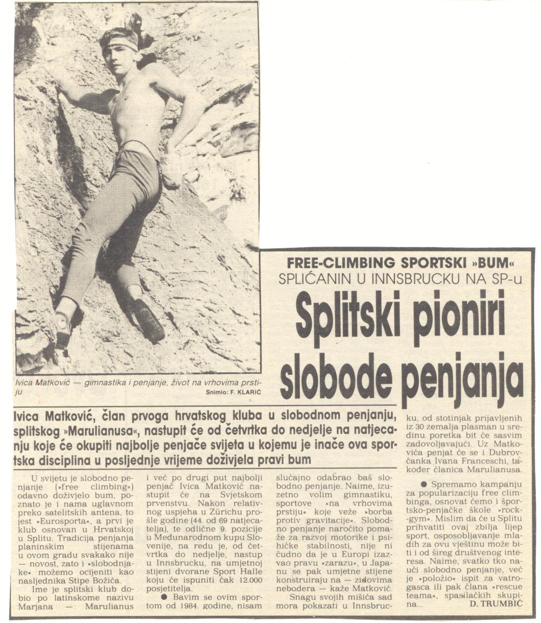 Splitski pioniri slobode penjanja