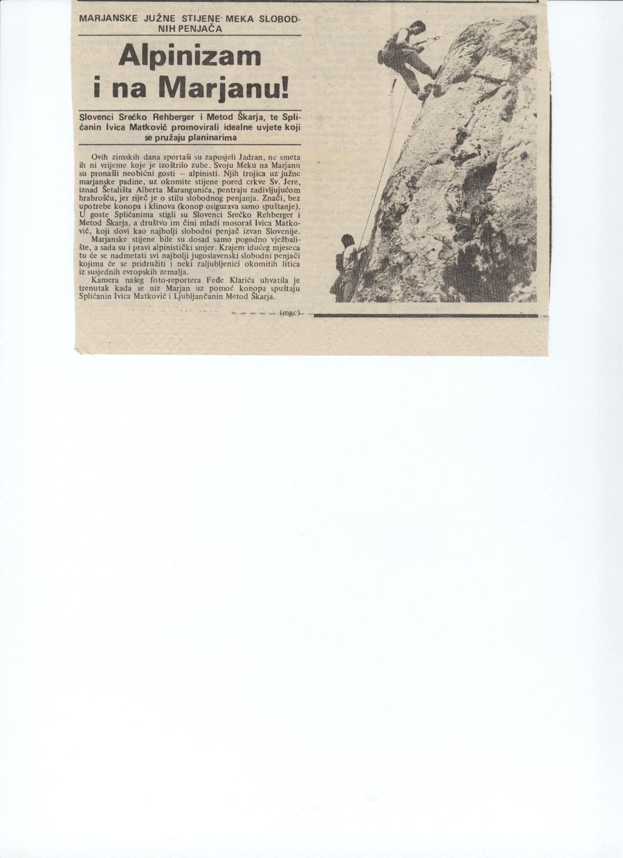 Slobodna Dalmacija 1986.