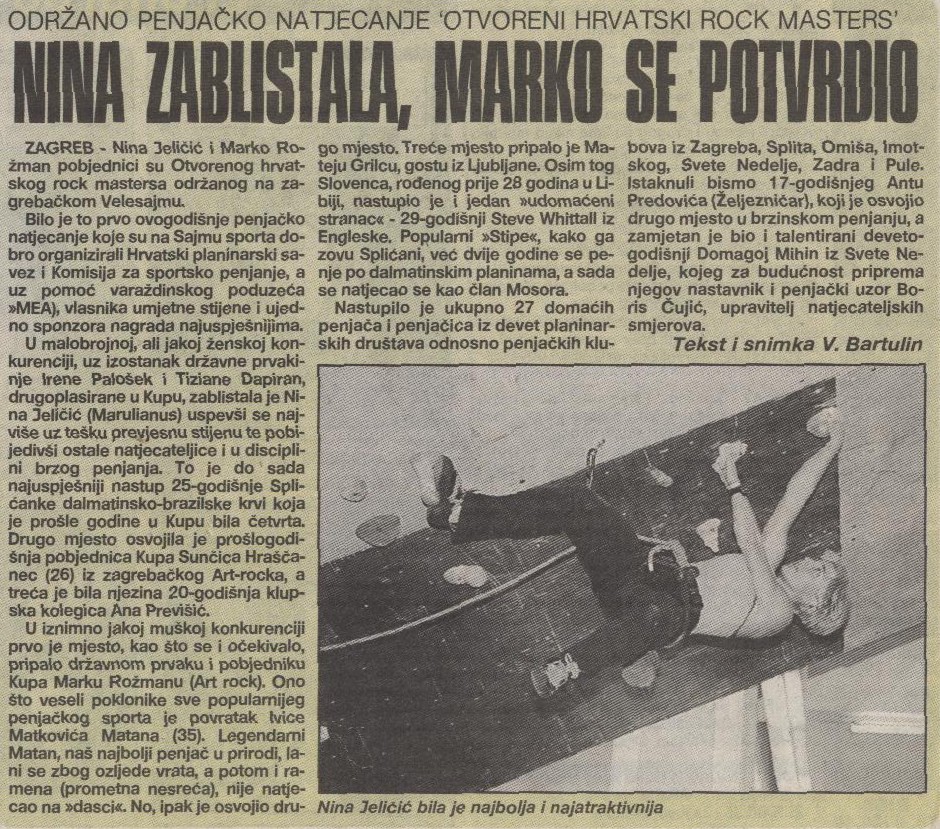 Večernji list 1998.