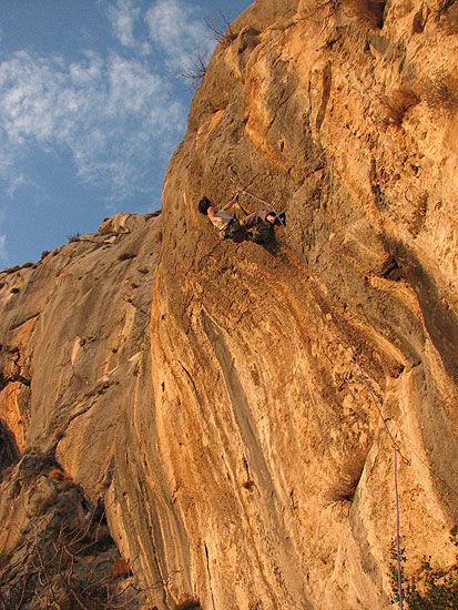 Sandra Bakulić Baki u najtežem smjeru u Brelima