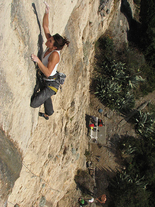 Sandra Bakulić Baki u vjerovatno najtežem smjeru na Marjanu!