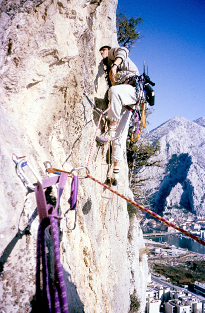 Splitski akvarel, Matan oprema smjer u napredovanju 1989. Obratite pozornost na spitove