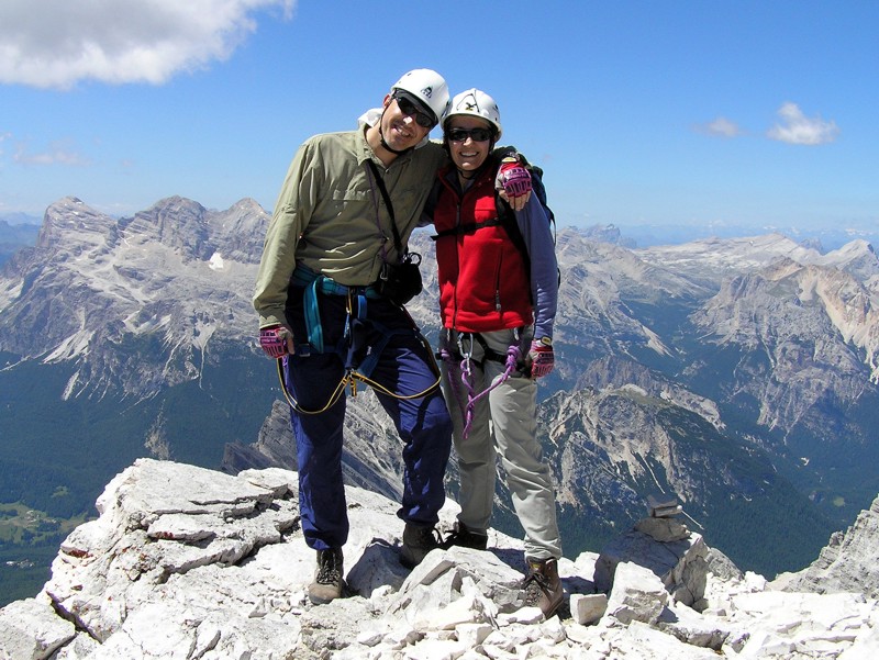 Visoko u Dolomitima 2005.