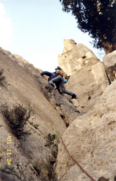 Treća dužina Majstorskog Navezan na bulinov, gojze na nogama