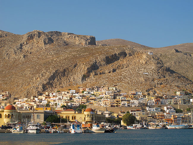 S mora Pothia - najveće misto na Kalymnosu