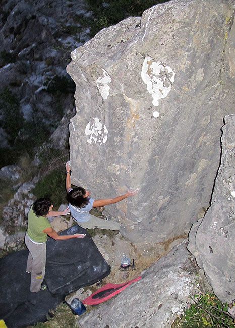 Climber: Bapsi, Spotter: Baki. Noć debelo pada ali akcija ne jenjava!!!