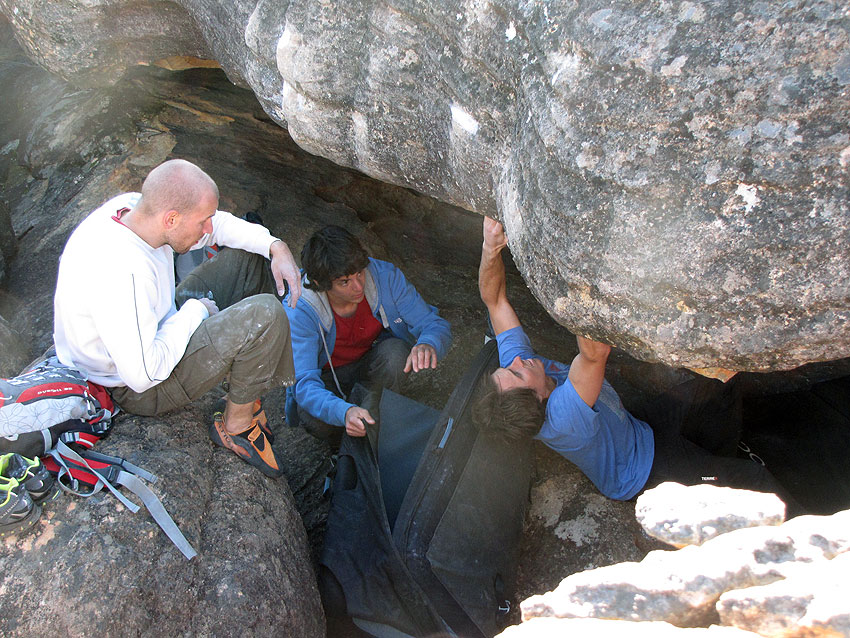 Sa USA braćom Paulom i Carlom na izlazu The Archa...