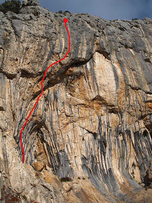 Heart of gold (7c) ide do nešto manje od polovice linije, a onda kreće La dura, dura...