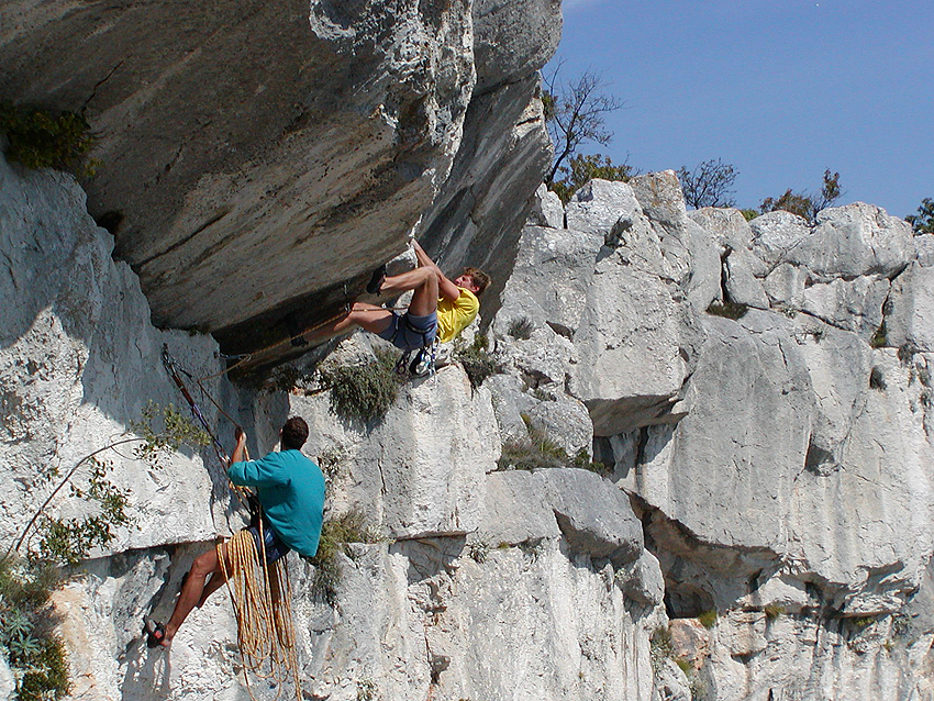 U detalju Touching the soul (7a), Greda south face