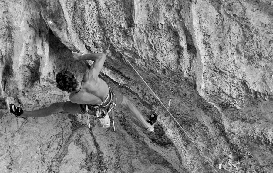 Wrestling with the tufa...