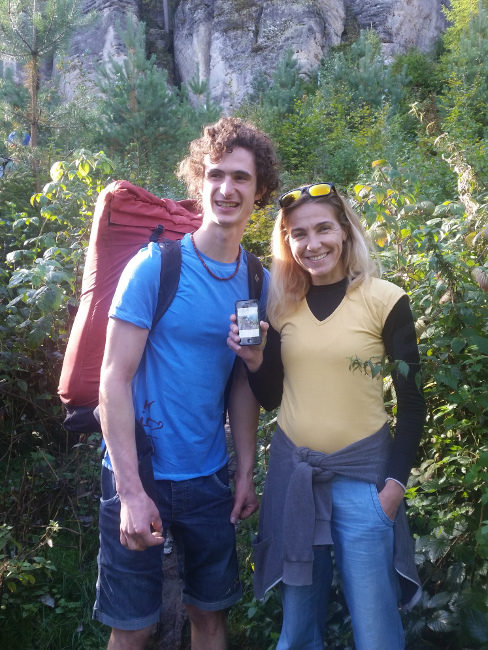 Adamu je bilo drago vidit Goranu Škare u domaćem mu pješčenjaku! Ona mu je rekla da je vapnenac ipak vapnenac!