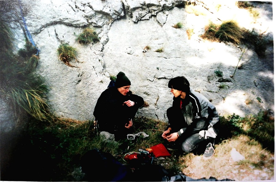 Čika i ja nakon prespitavanja...