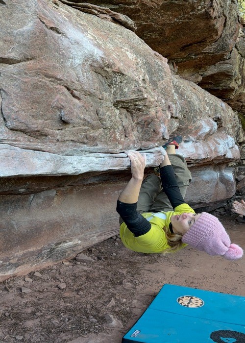 Maja tijekom legendarnog gaženja u šumama Aragona! Nakon dolaska doma sa godišnjeg uzela je još 7 dana slobodno :-)